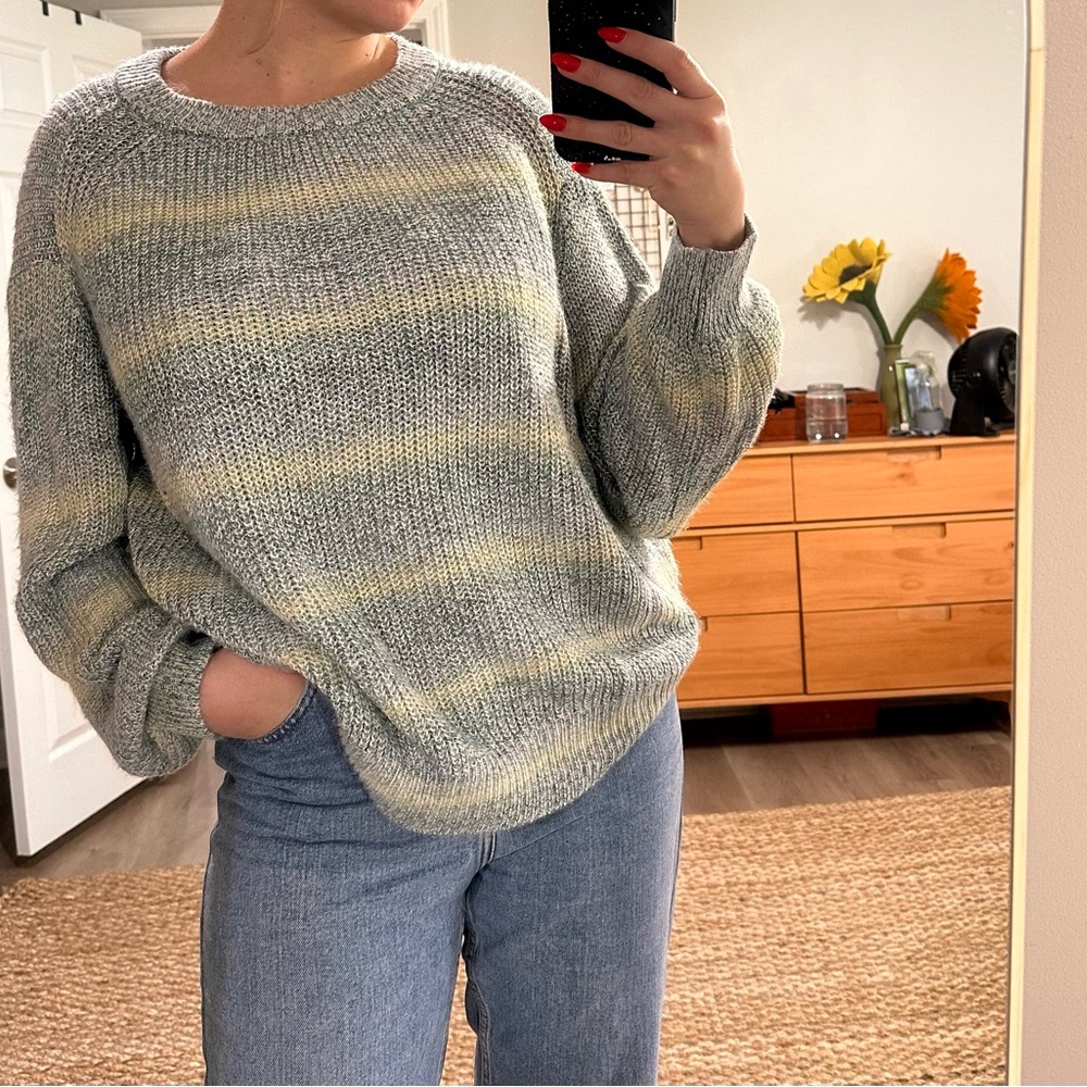 A.N.A. Baggy Crew-neck Sweater